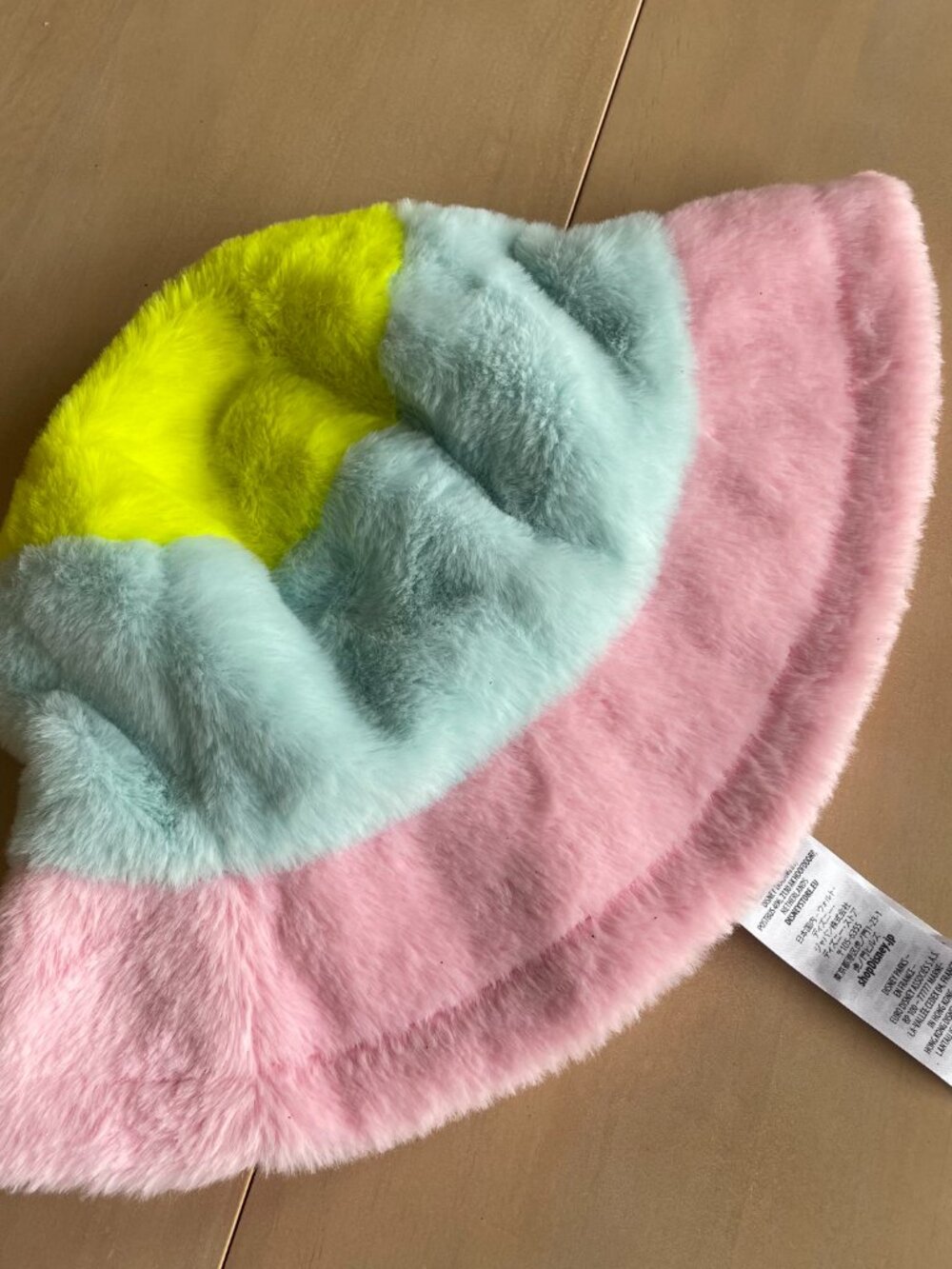Entire Closet $5! New Disney Parks Mickey Mouse Fuzzy Pastel Bucket Hat NWT - Picture 4 of 7